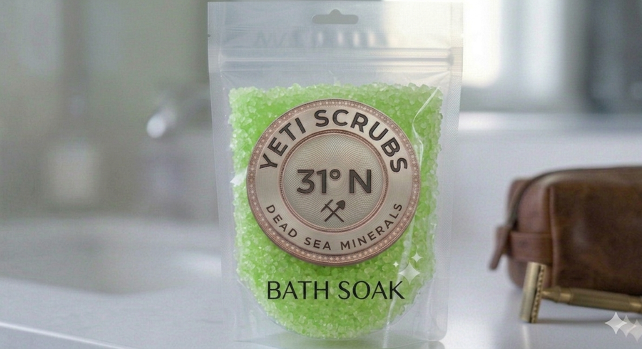 Yeti Scrubs Mating Call mineral bath soak